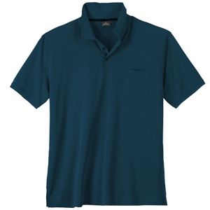 Ragman Softknit Poloshirt XXL dunkelblau melange