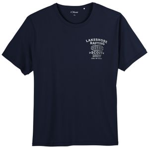 s.Oliver Übergrößen T-Shirt navy Lakeshore Rafting