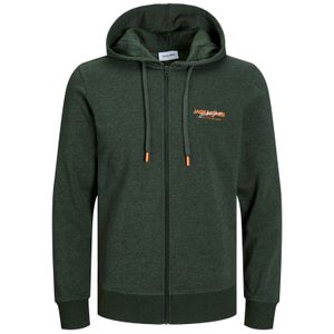 Jack&Jones XXL Sweatjacke grün melange JJALVIS