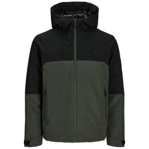 Jack&Jones Kapuzen-Winterjacke XXL oliv-schwarz