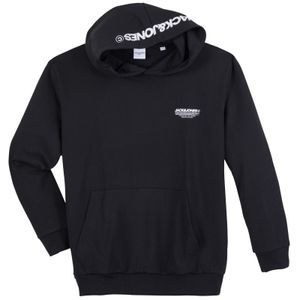 Jack&Jones XXL Hoodie schwarz Brustprint JJOLIVE