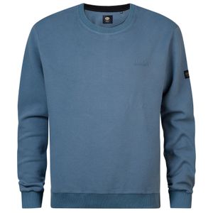 Petrol Industries XXL Sweatshirt Struktur rauchblau