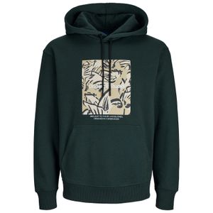 Jack&Jones XXL Hoodie schwarzgrün JORVESTERBRO NEWTON 