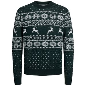 Jack&Jones XXL Xmas-Pullover JJXMAS GABRIEL grün