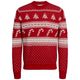 Jack&Jones XXL Xmas-Pullover JJXMAS GABRIEL rot