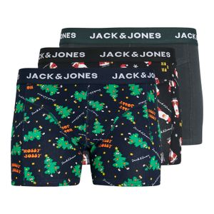 Jack&Jones 3er-Pack Xmas-Pants XXL schwarz/navy/grün