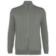 s.Oliver XXL Basic Strickjacke grau melange