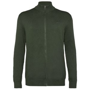 s.Oliver XXL Basic Strickjacke olivgrün