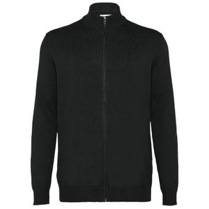 s.Oliver XXL Basic Strickjacke schwarz