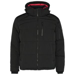 s.Oliver Winter Steppjacke Kapuze schwarz Übergröße