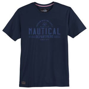 Redfield Übergrößen T-Shirt navy Nautical Department