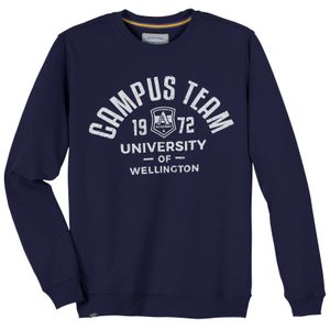 Redfield Übergrößen Sweatshirt denimblau Campus Team