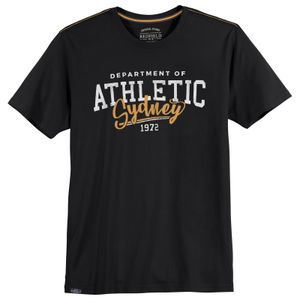 Redfield Übergrößen T-Shirt schwarz Athletic Sydney