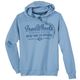 Redfield Übergrößen Sweatshirt hellblau Vintageprint