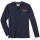 Redfield Übergrößen Henley-Longsleeve denimblau