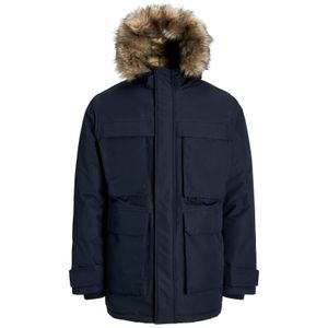 Jack&Jones Winter-Parka Übergröße warm navy JJSTAR