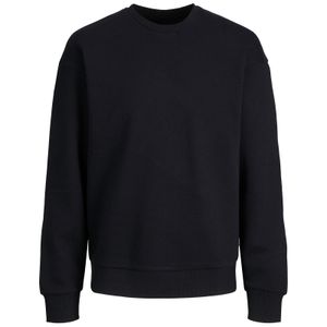 Jack&Jones XXL Basic Sweatshirt schwarz JJEBRADLEY