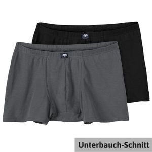 Ceceba 2er-Pack Unterbauch-Pants XXL grau/schwarz