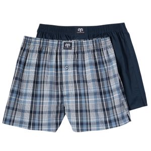 Ceceba 2er-Pack Web-Boxershorts XXL navy/kariert