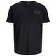 Jack&Jones XXL T-Shirt Brustprint schwarz JJECORP