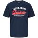 Jack&Jones XXL T-Shirt dunkelblau Logoprint JJELOGO