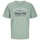 Jack&Jones XXL T-Shirt salbei melange Print JJELOGO