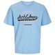 Jack&Jones XXL T-Shirt hellblau melange Print JJELOGO