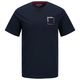 Jack&Jones XXL T-Shirt dunkelblau Brustprint JJVERNER