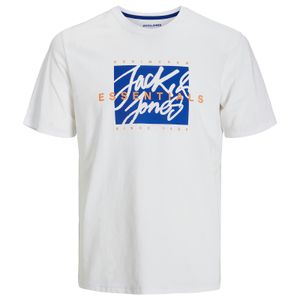 Jack&Jones XXL T-Shirt weiß Frontprint JJCOLTON