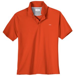 s.Oliver Übergrößen Basic Poloshirt orange