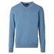 CasaModa XXL Pullover V-Neck blau melange