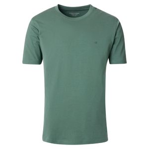 CasaModa Übergrößen Basic T-Shirt agavengrün