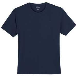 s.Oliver Übergrößen Basic T-Shirt Rundhals navy