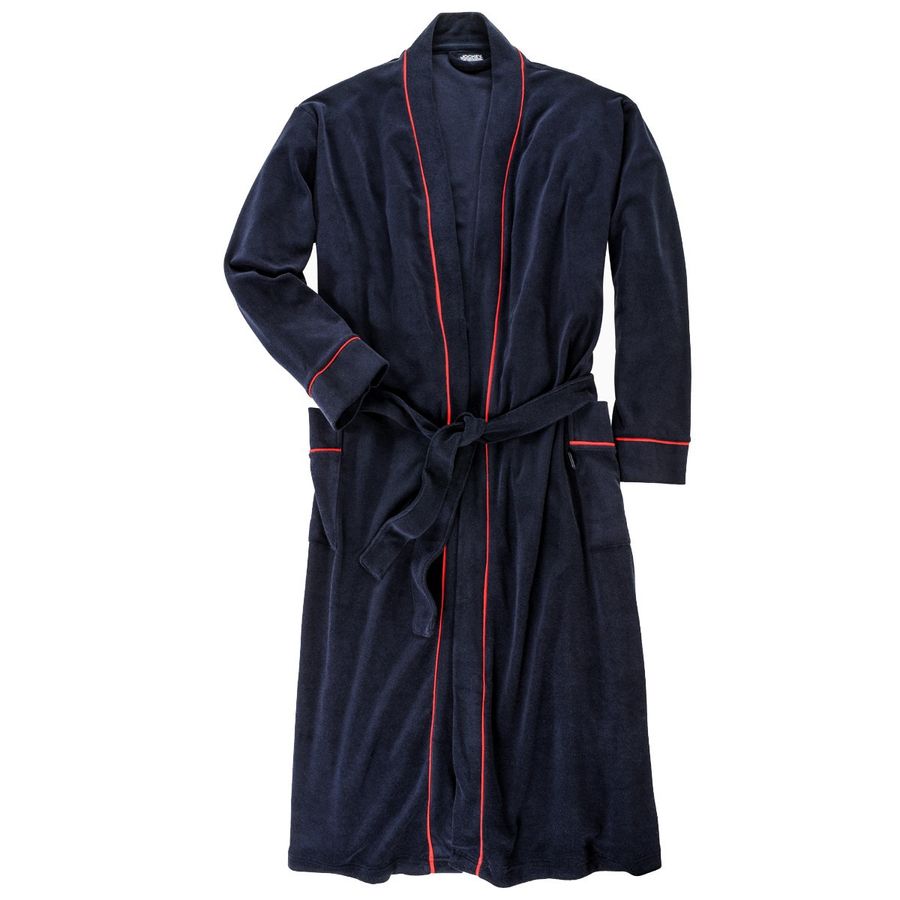 Jockey Bademantel Übergröße dunkelblau