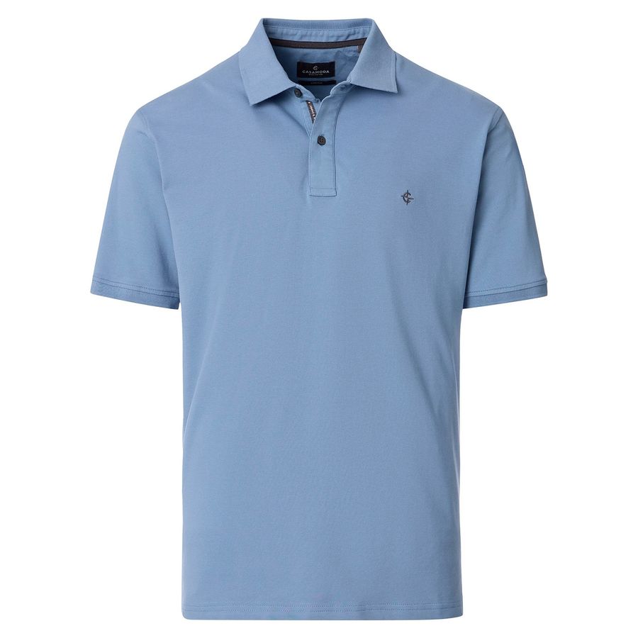 CasaModa Stretch-Poloshirt XXL himmelblau