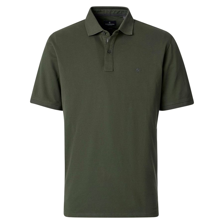 CasaModa Stretch-Poloshirt XXL oliv