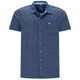 Hajo XXL Polo Fresh durchgeknöpft blau melange