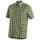 Maier Sports XXL Funktionshemd Karo grün-türkis