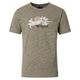 CasaModa T-Shirt khaki-navy gestreift Übergröße