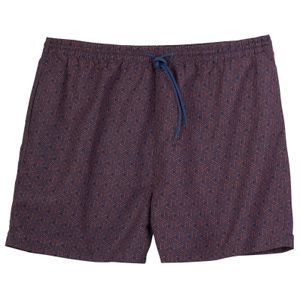 Bellonda XXL Badeshorts navy-orange Grafikmuster