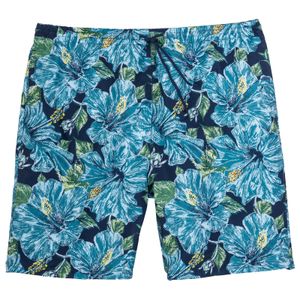 Bellonda Badeshorts Hawaii-Muster floral blau-grün XXL