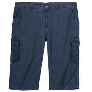 Luigi Morini Cargo-Caprihose Übergröße dunkelblau