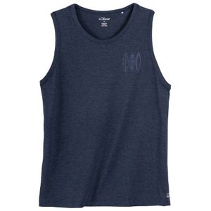 s.Oliver Übergrößen Muskelshirt dunkelblau melange