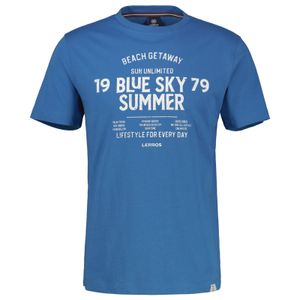 Lerros Übergrößen T-Shirt Blue Sky Summer kobaltblau