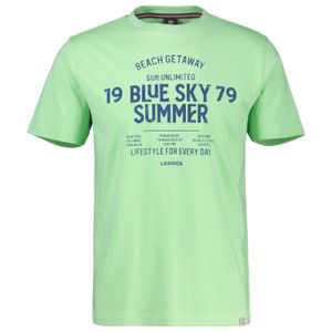 Lerros Übergrößen T-Shirt Blue Sky Summer mintgrün