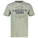 Lerros Übergrößen T-Shirt Blue Sky Summer salbeigrün