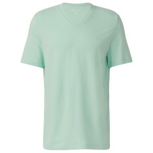 s.Oliver Übergrößen Basic T-Shirt mintgrün V-Neck