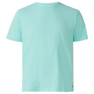 s.Oliver Übergrößen Basic-T-Shirt mintblau melange