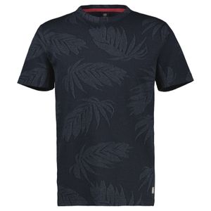 Lerros T-Shirt Übergröße Alloverprint navy floral