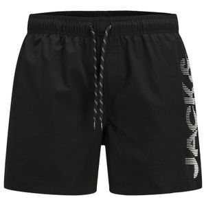 Jack&Jones Badeshorts Übergröße schwarz JPSTMAUI Print